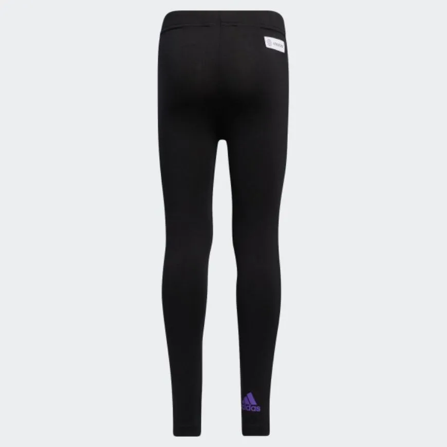 Adidas Lg Sum Girls Training Tight Black