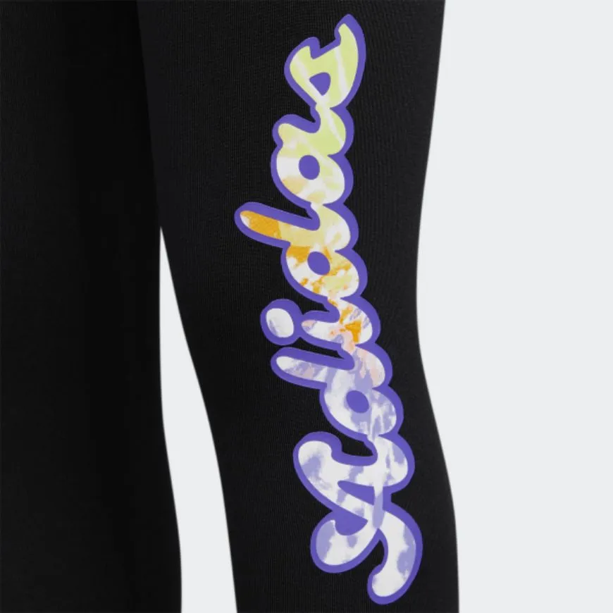 Adidas Lg Sum Girls Training Tight Black