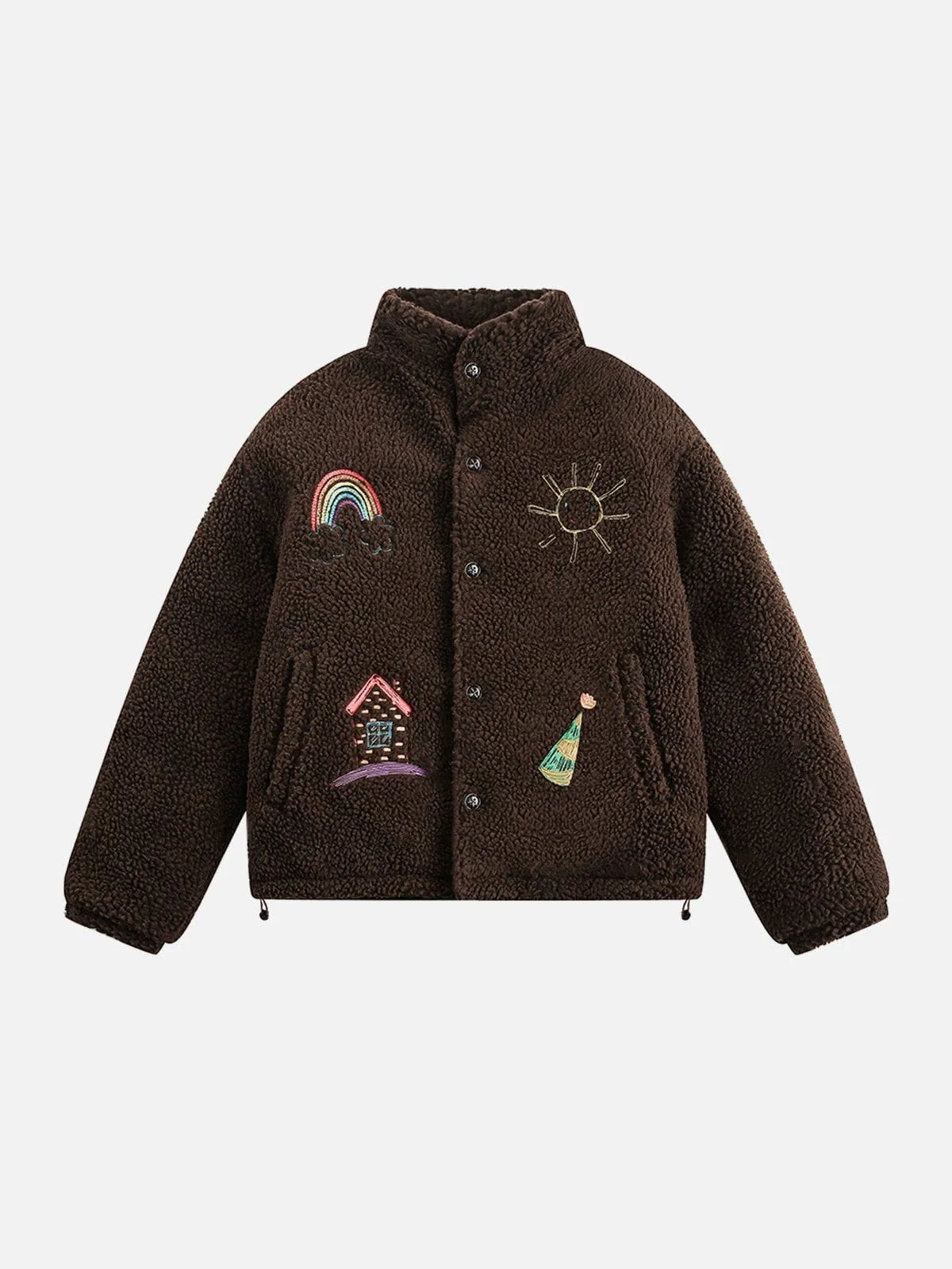 Aelfric Eden Cartoon Embroidery Coat