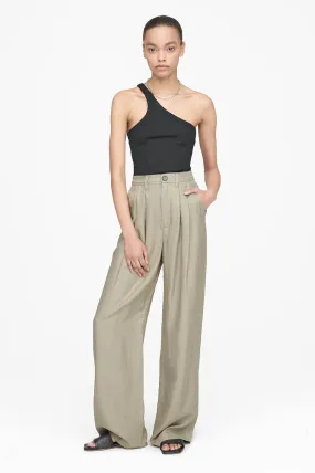 Anine Bing - Carrie Pant in Green Khaki