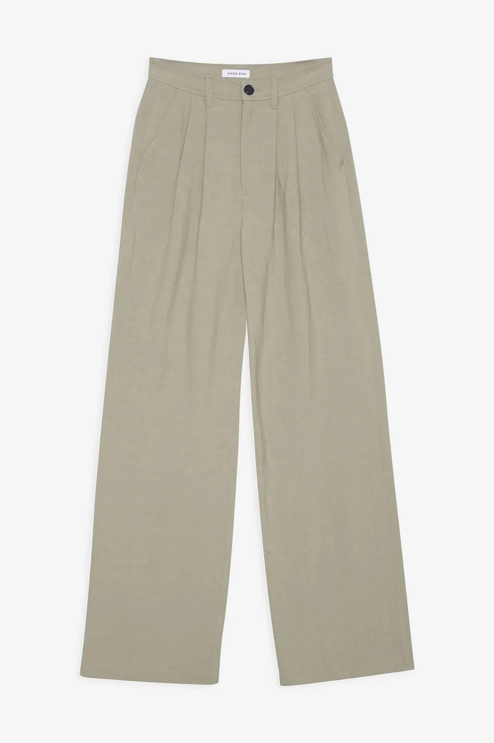 Anine Bing - Carrie Pant in Green Khaki