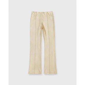 Ann Mashburn Faye Flare Cropped Pant Plantino Vegan Suede