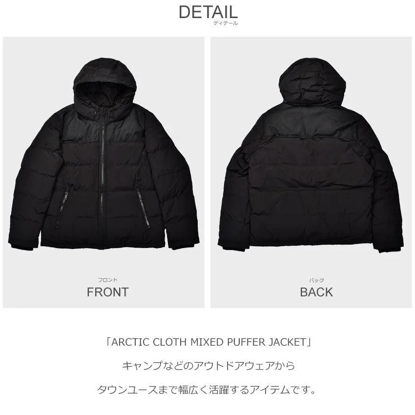 ARCTIC CLOTH MIXED PUFFER JACKET DX9MP802 アウター 2カラー 返品無料