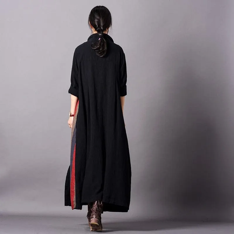 Asian Beauty Black Trench Coat| Nirvana