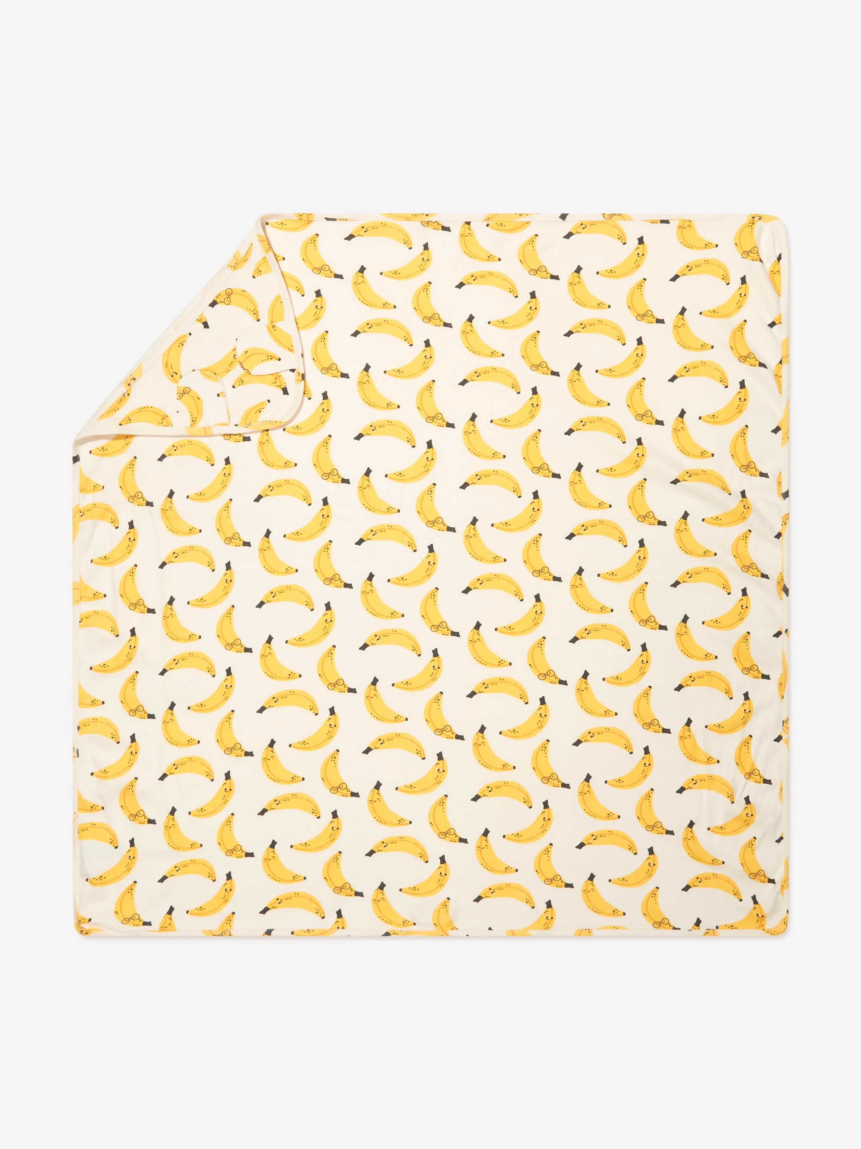 Baby Banana Blanket With Hood in Yellow