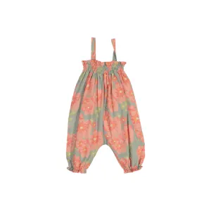 BABY OVERALL-Cotton Squares Flower