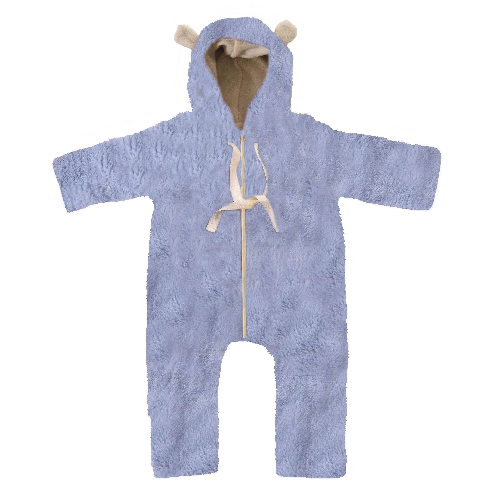 Baby/Kid Virgin Wool Overall - Blue