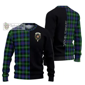 Baillie Tartan Ugly Sweater with Family Crest and Half Of Me Style