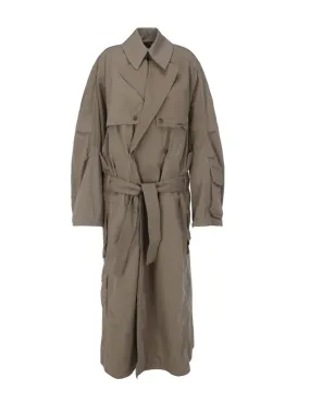 Balenciaga Multi-Pocket Trench Coat