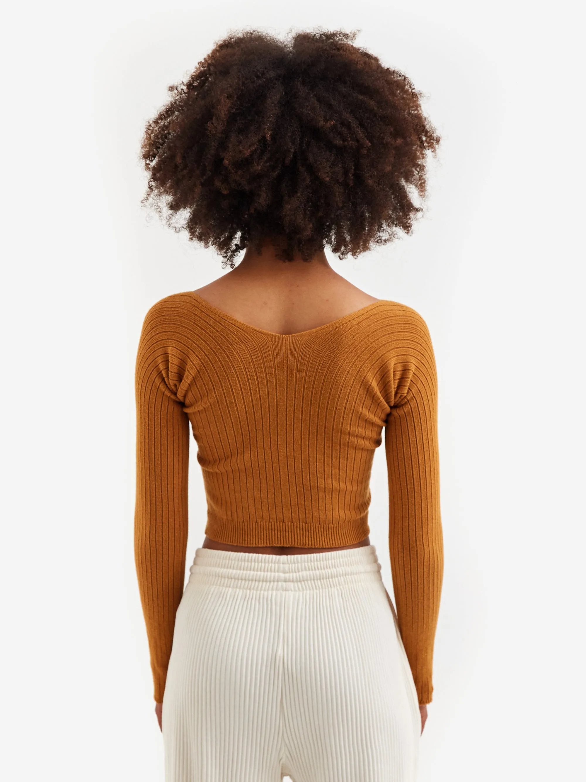 Baserange Tights Long Sleeve - Burnt Yellow