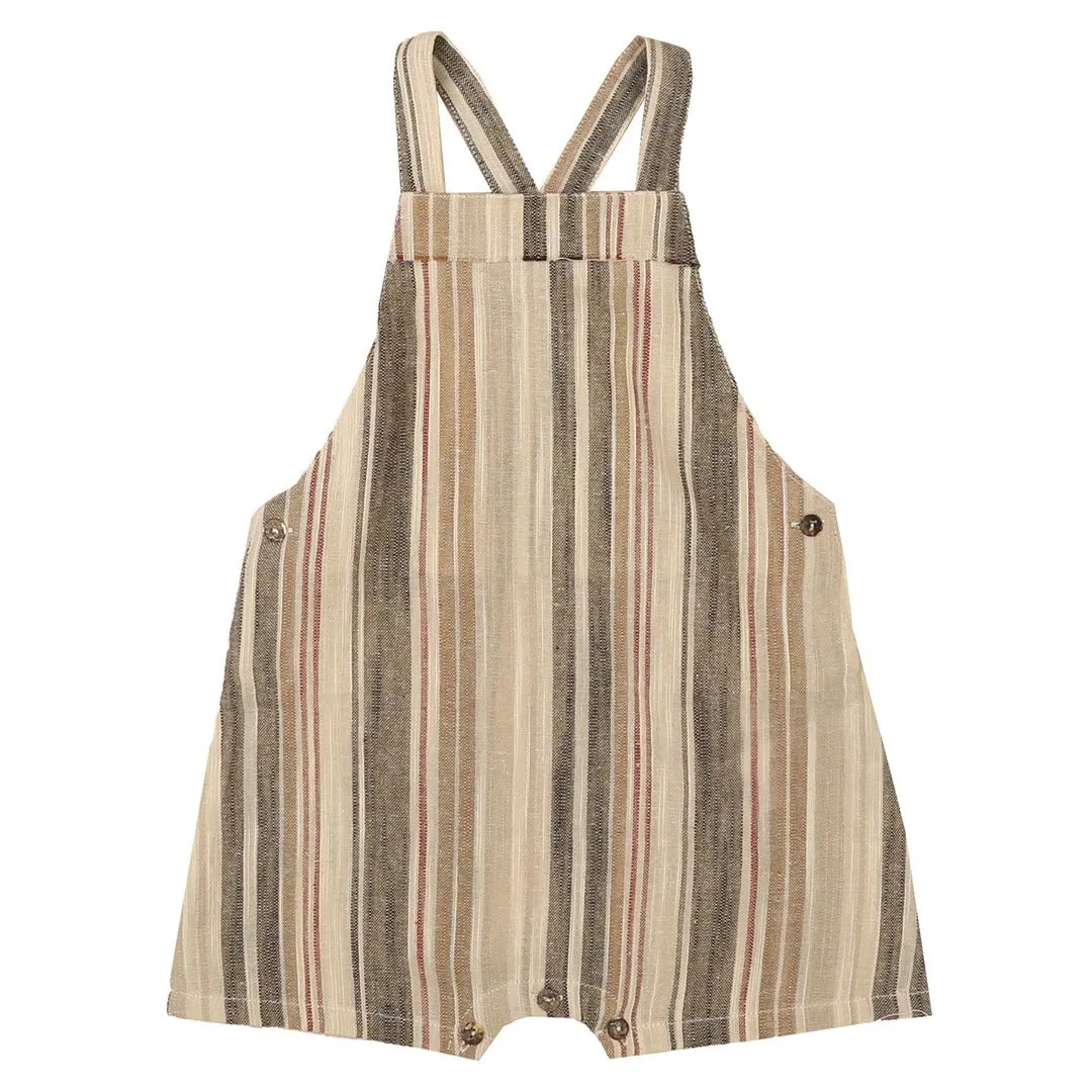 Belati NOUGAT LINEN STRIPE OVERALL