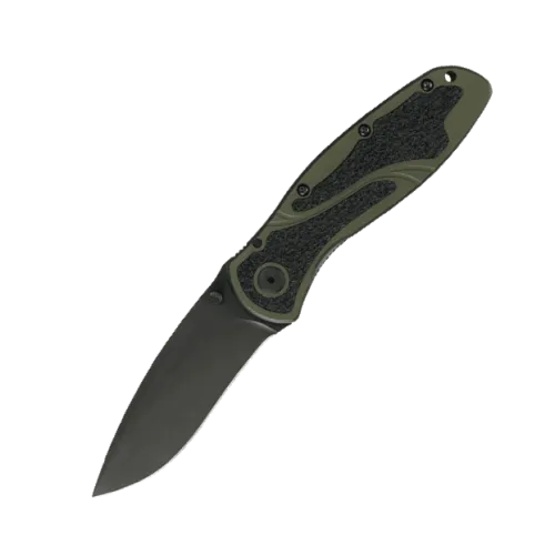 Blur Olive Drab Black Blade Folder