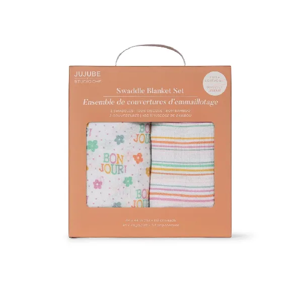 Bonjour Bebe Swaddle Blanket Set