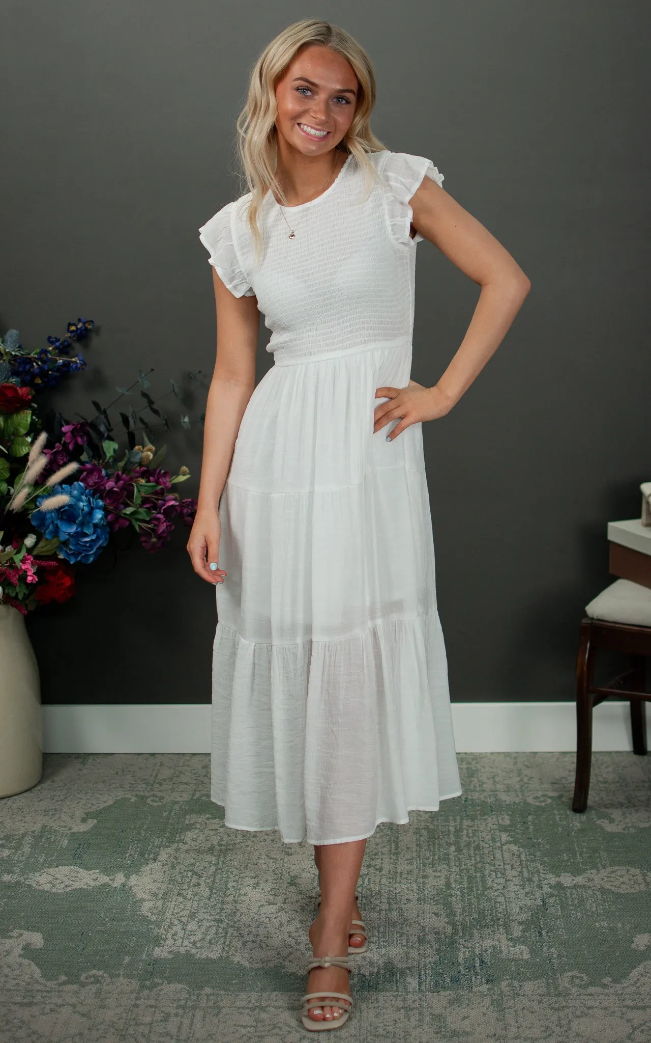 Bridal Shower Midi Dress