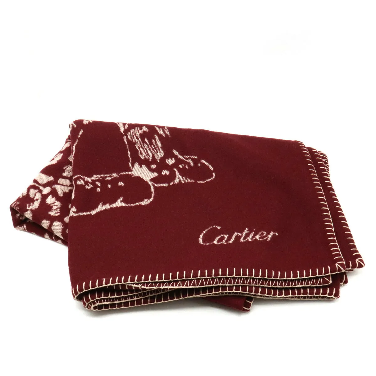 Cartier Panthère Blanket Wool Cashmere