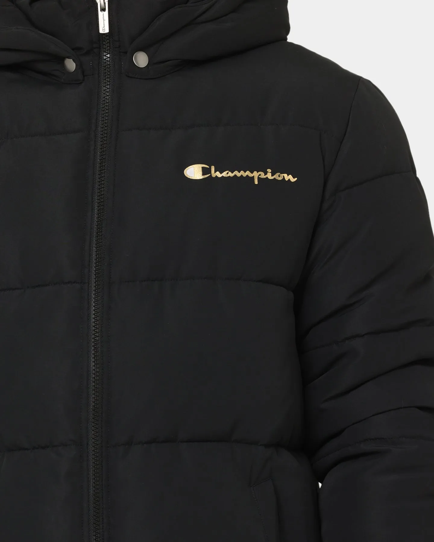 Champion Rochester Puffer Jacket Black/Gold