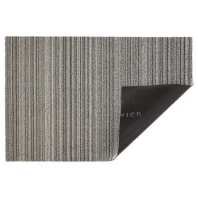 Chilewich 24 in. W X 36 in. L Gray/White Skinny Stripe Polyester/Vinyl Utility Mat