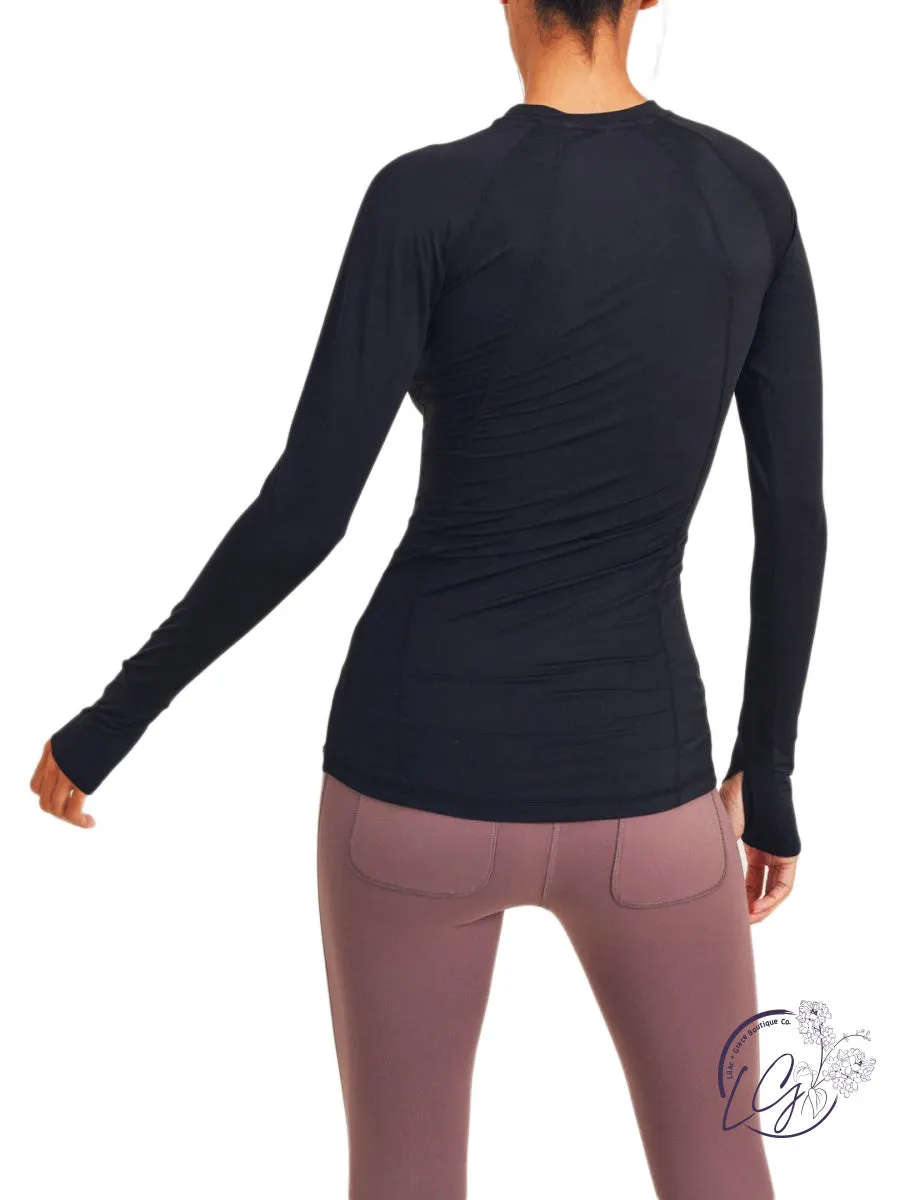 Cool-Touch Raglan w/ Long Mesh Sleeves