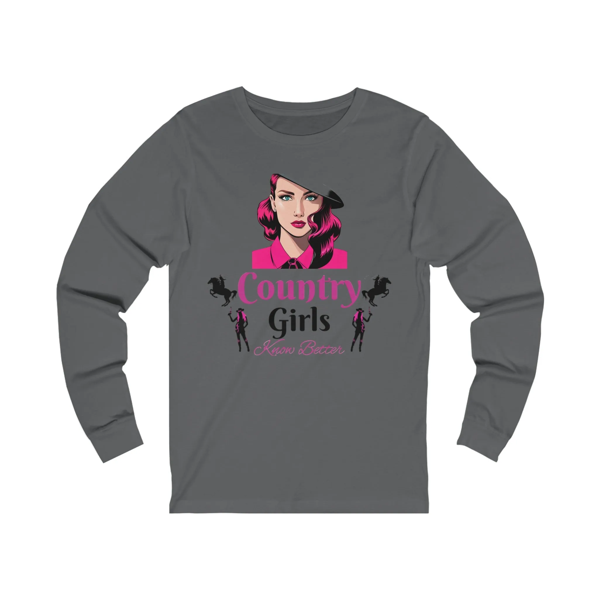 Country Girl With Style Unisex Jersey Long Sleeve Tee