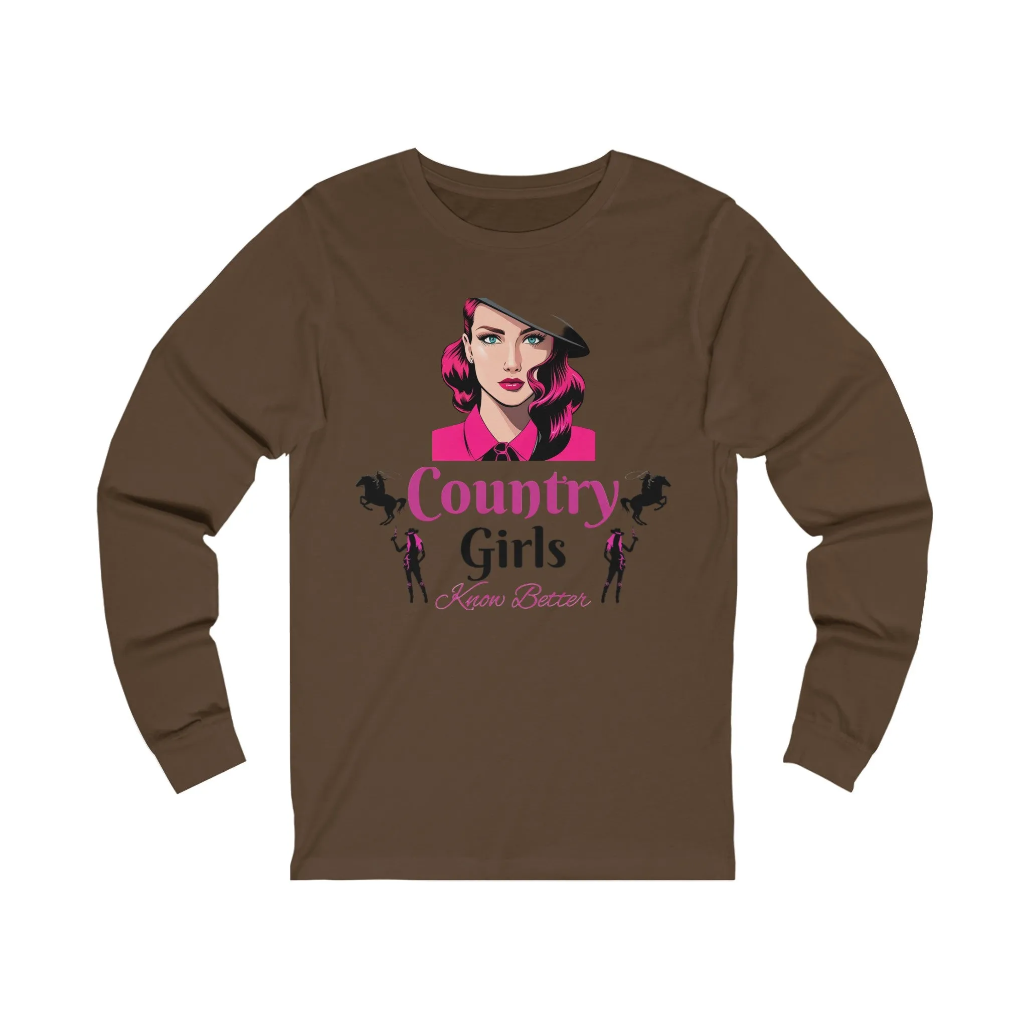 Country Girl With Style Unisex Jersey Long Sleeve Tee