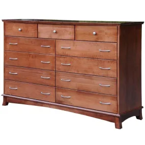 Crescent Tall Amish Dresser with Blanket Drawers