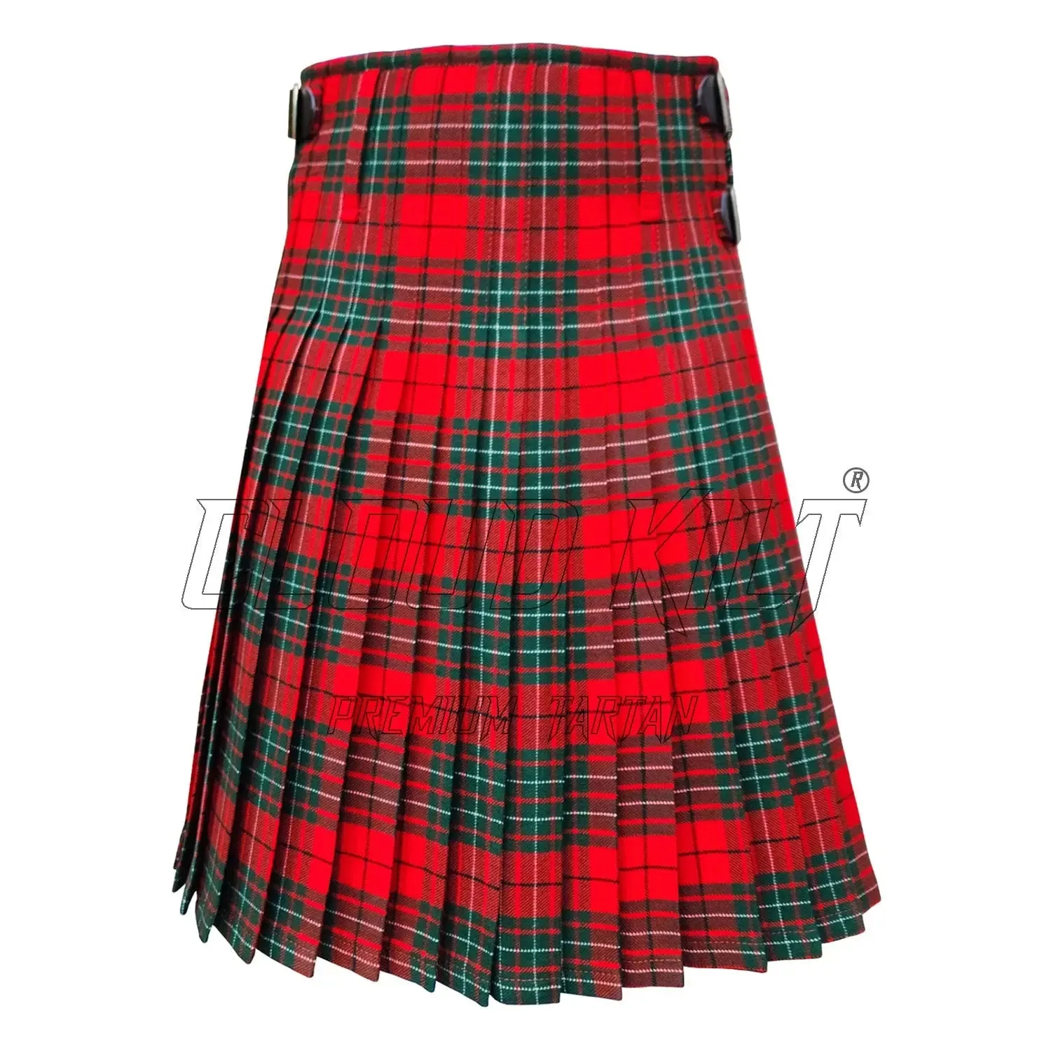 Cumming Red Modern Tartan Kilt For Men