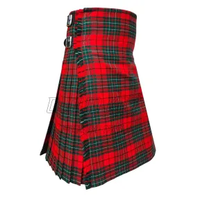 Cumming Red Modern Tartan Kilt For Men