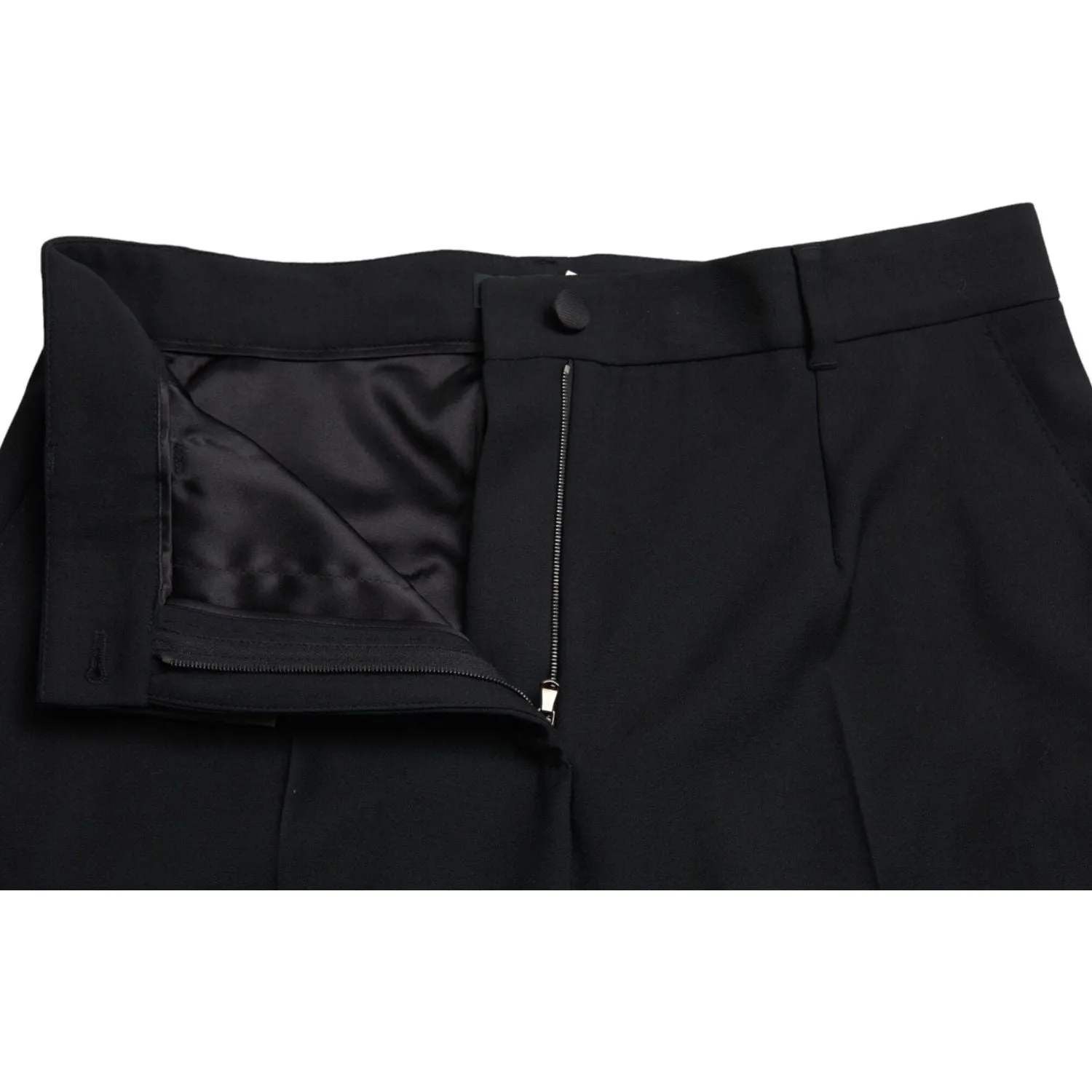 Dolce & Gabbana Elegant High Waist Wool Pants