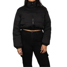 Elastic Hem Puffer Jacket