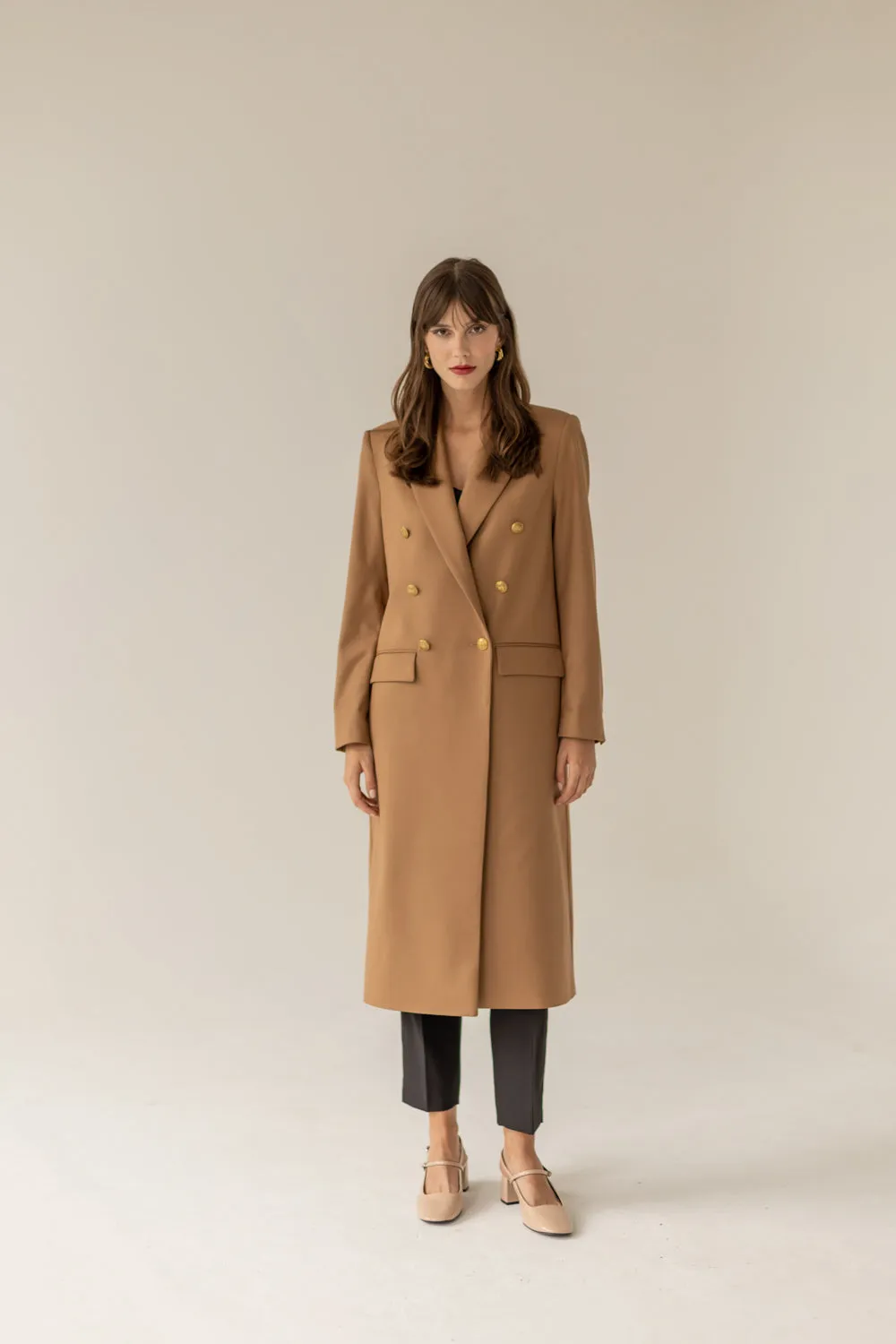 Enteliér Trench Coat Caramel