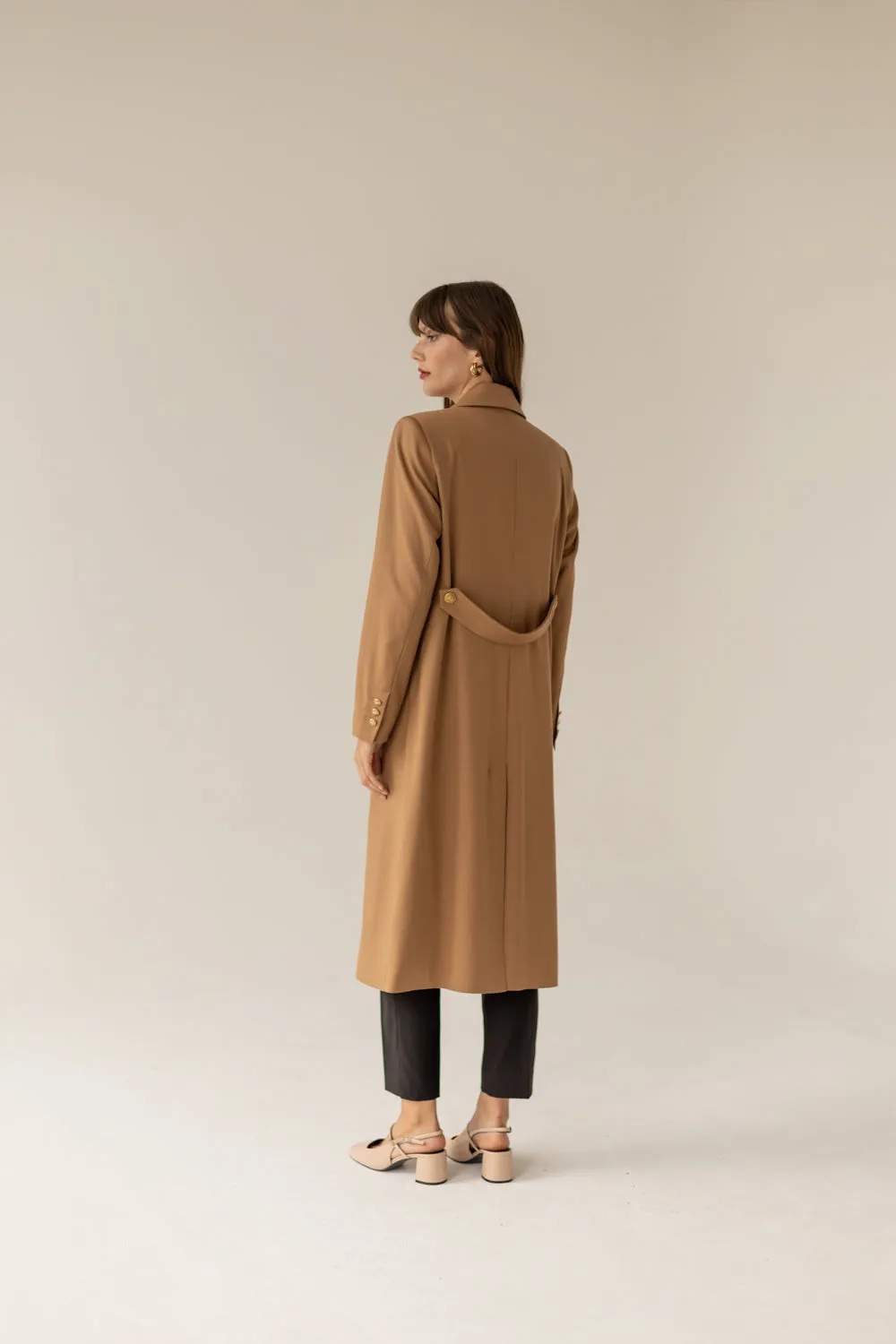 Enteliér Trench Coat Caramel