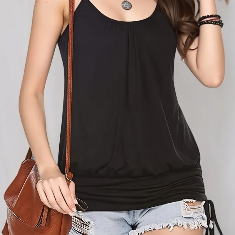 Essential Sleeveless Tanks for Women in Solid Colors