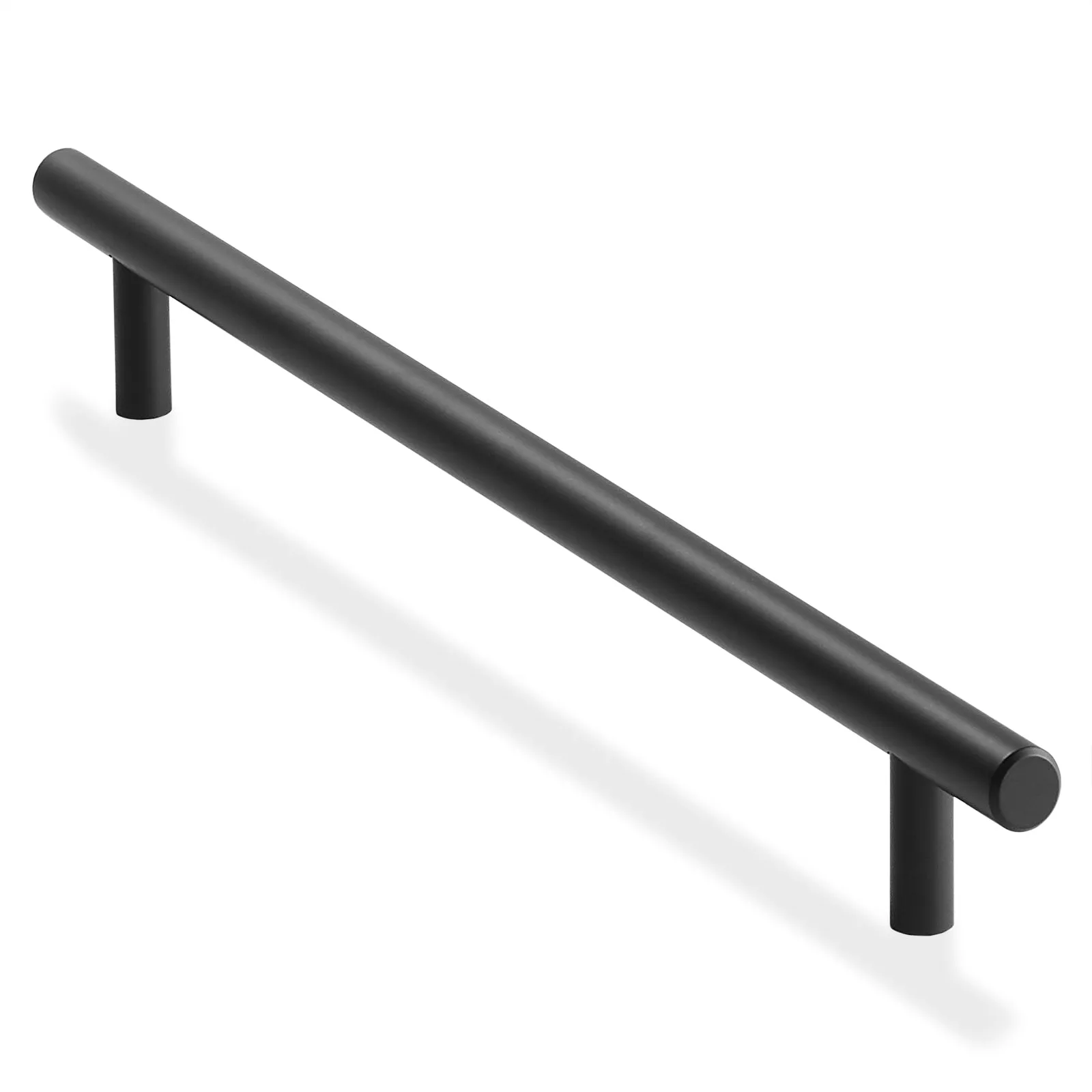 Euro Cabinet Pull Matte Black (10" Hole Centers) - 10 Pack- Cauldham