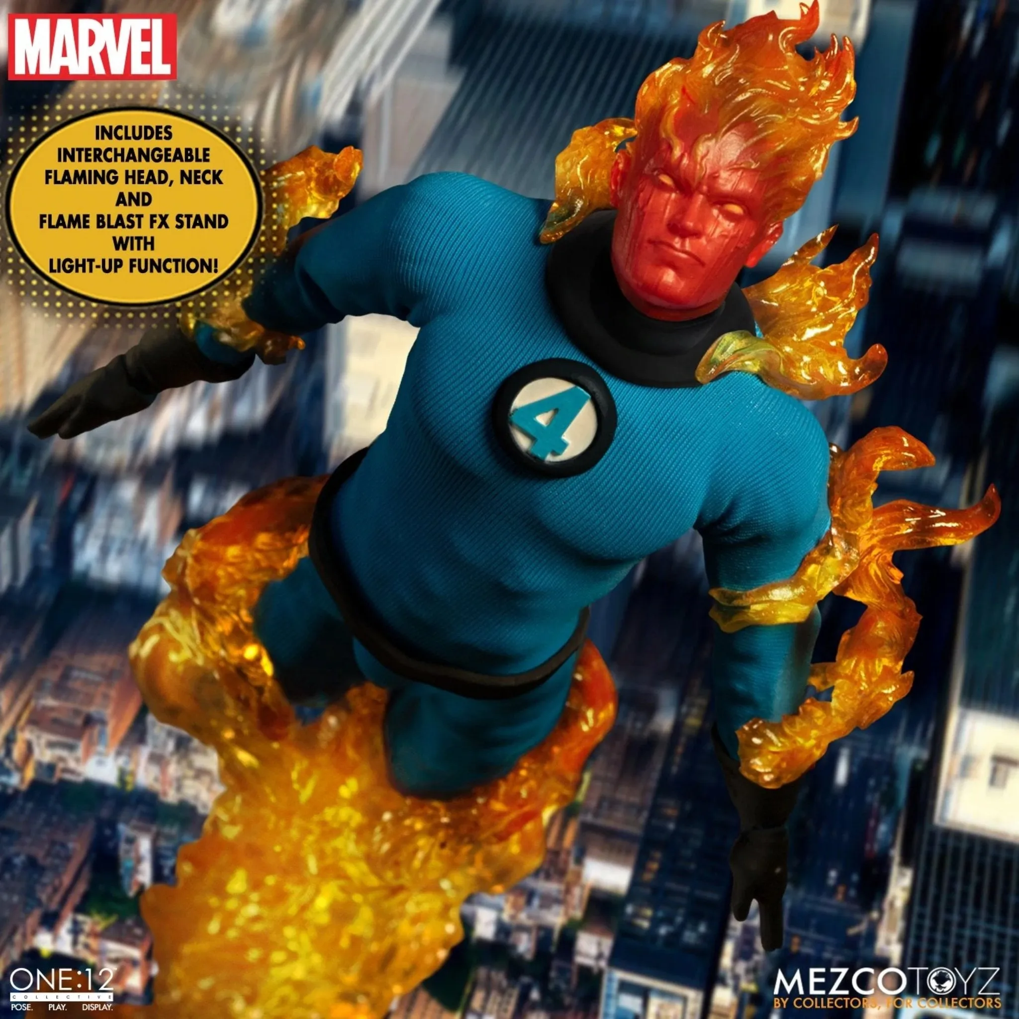 Fantastic Four Mezco One:12 Collective Deluxe Steel Boxed Set