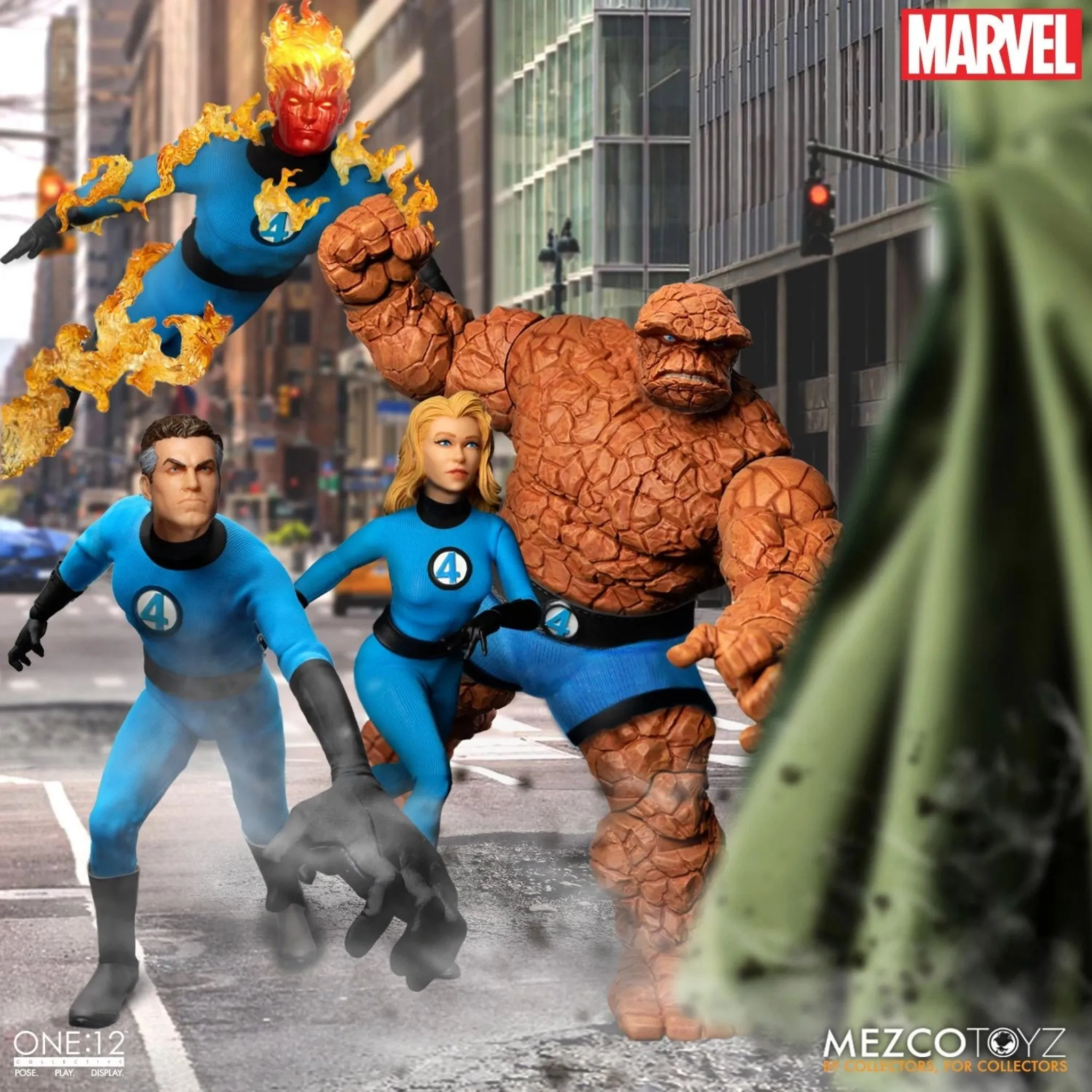 Fantastic Four Mezco One:12 Collective Deluxe Steel Boxed Set