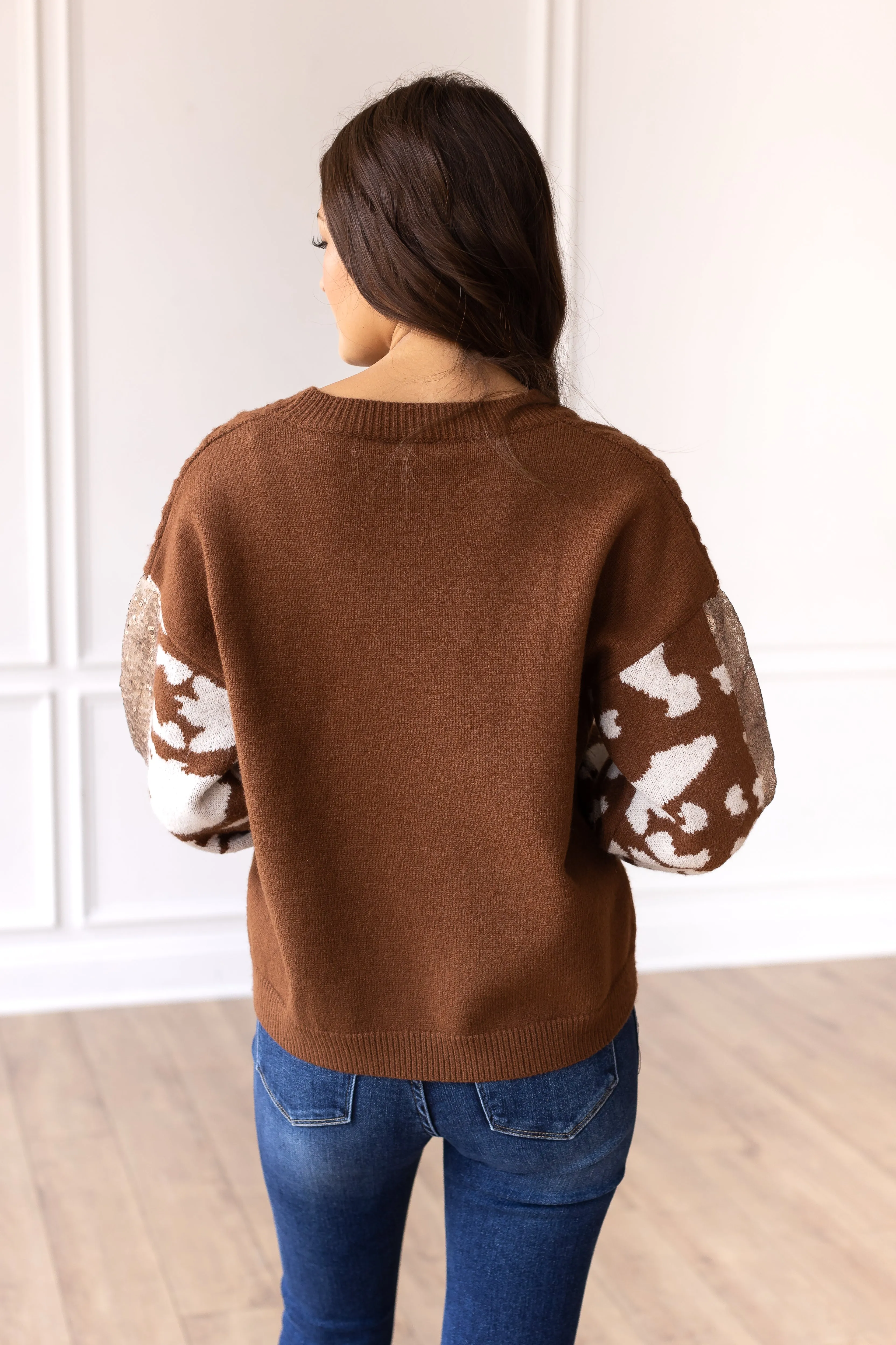 Festive Fawn Sweater