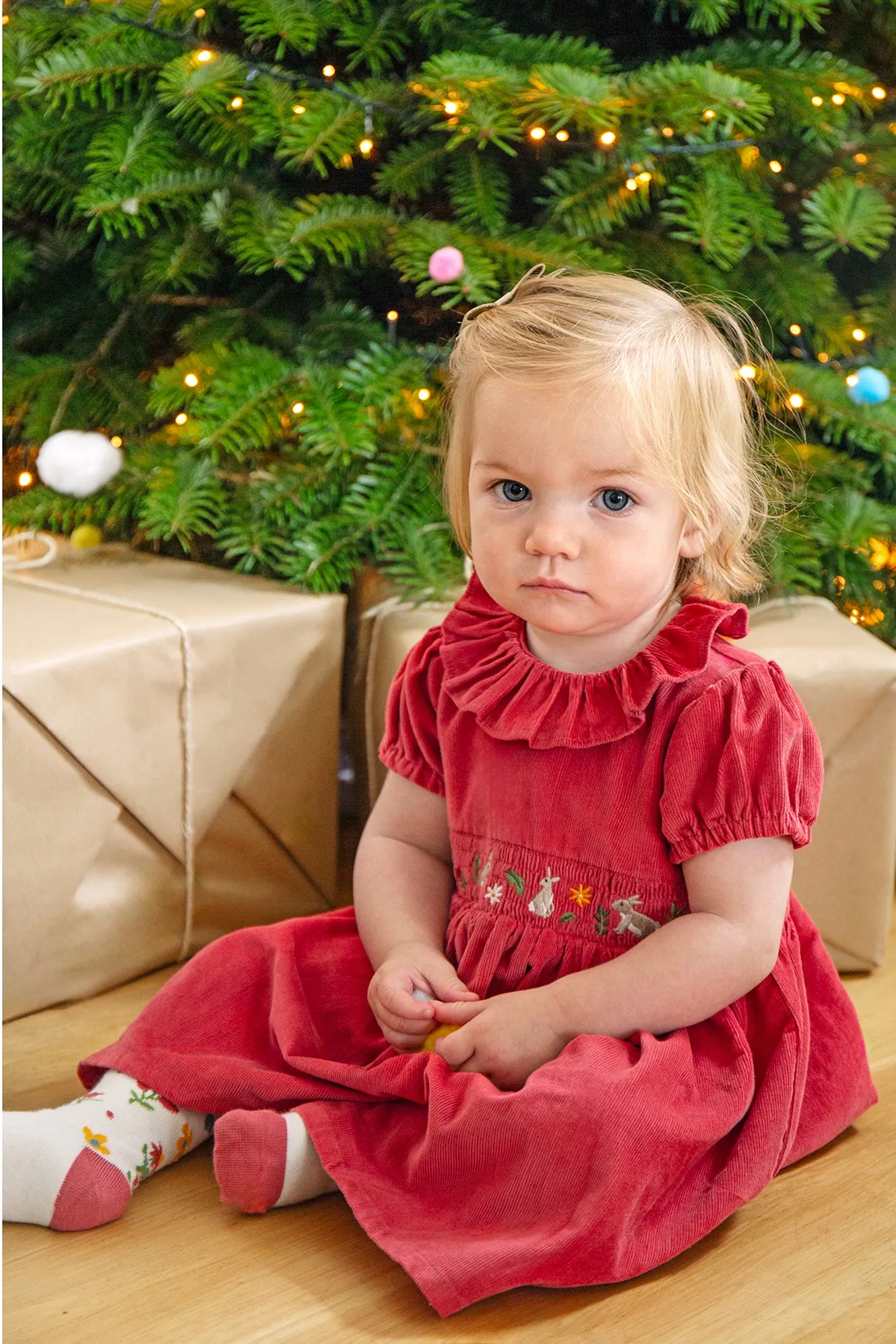 Frugi Amilie Party Outfit Rosehip