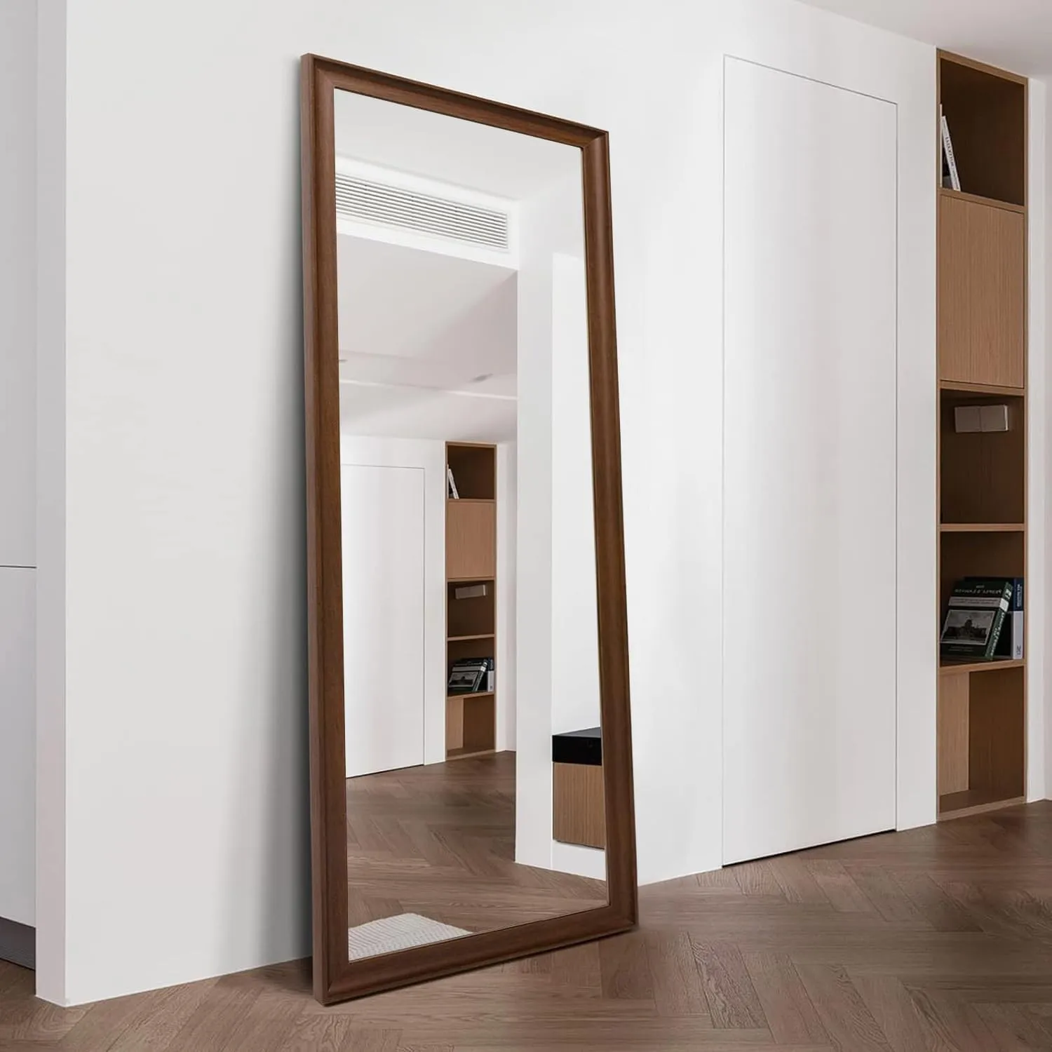 Full-Length Wood Frame Mirror 160x60cm