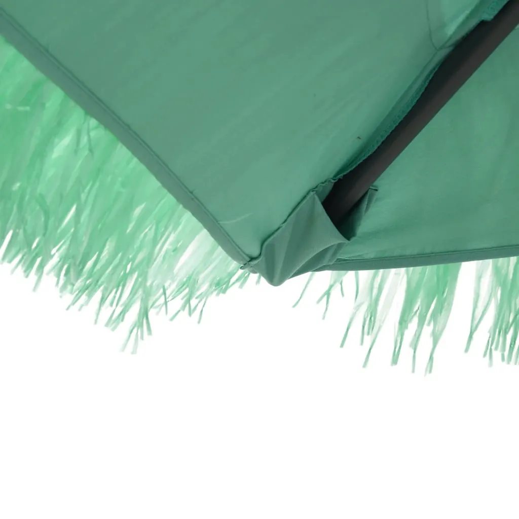 Garden Parasol with Steel Pole Green 269x269x235 cm