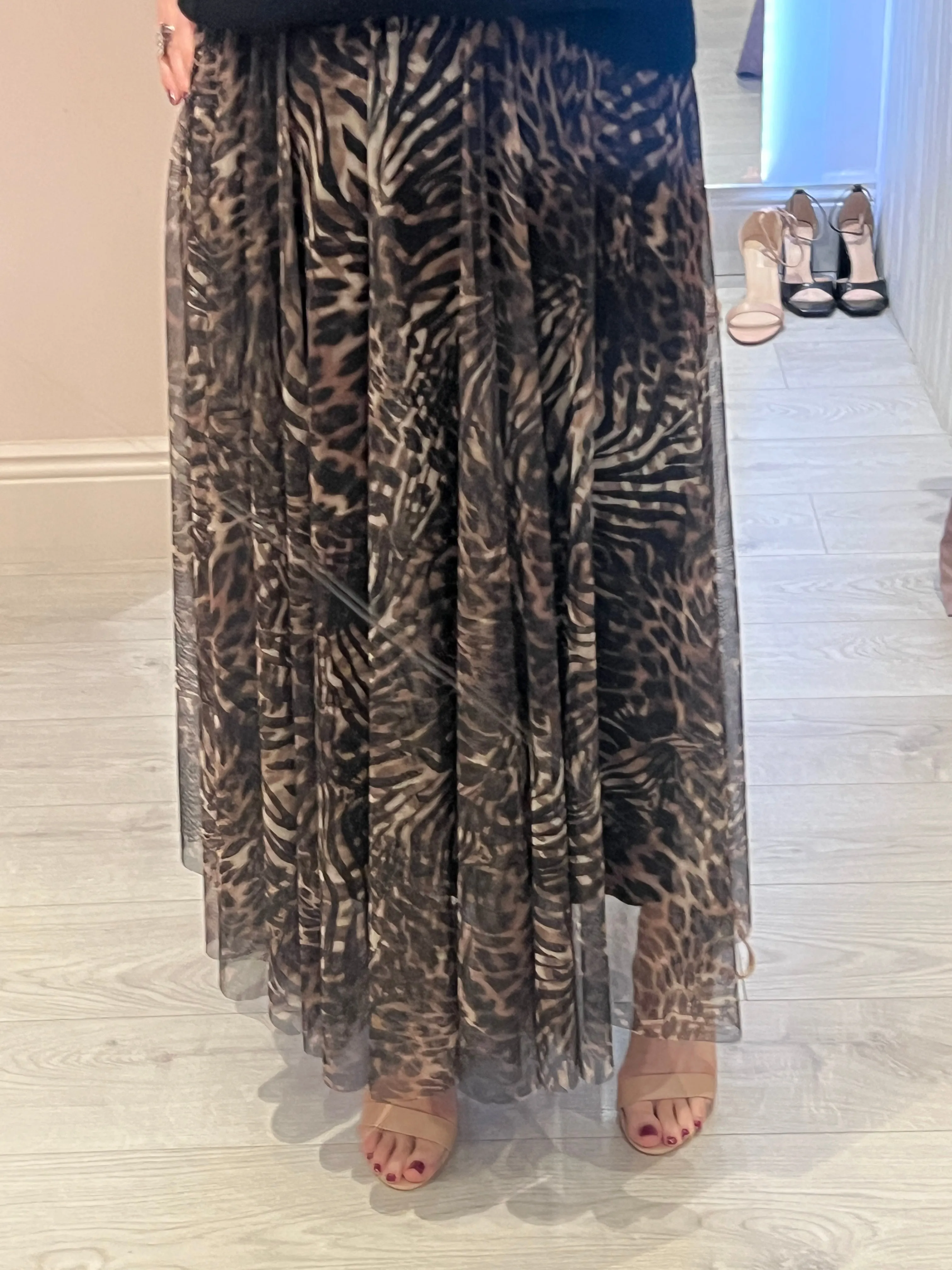 Genesis Animal Print Skirt