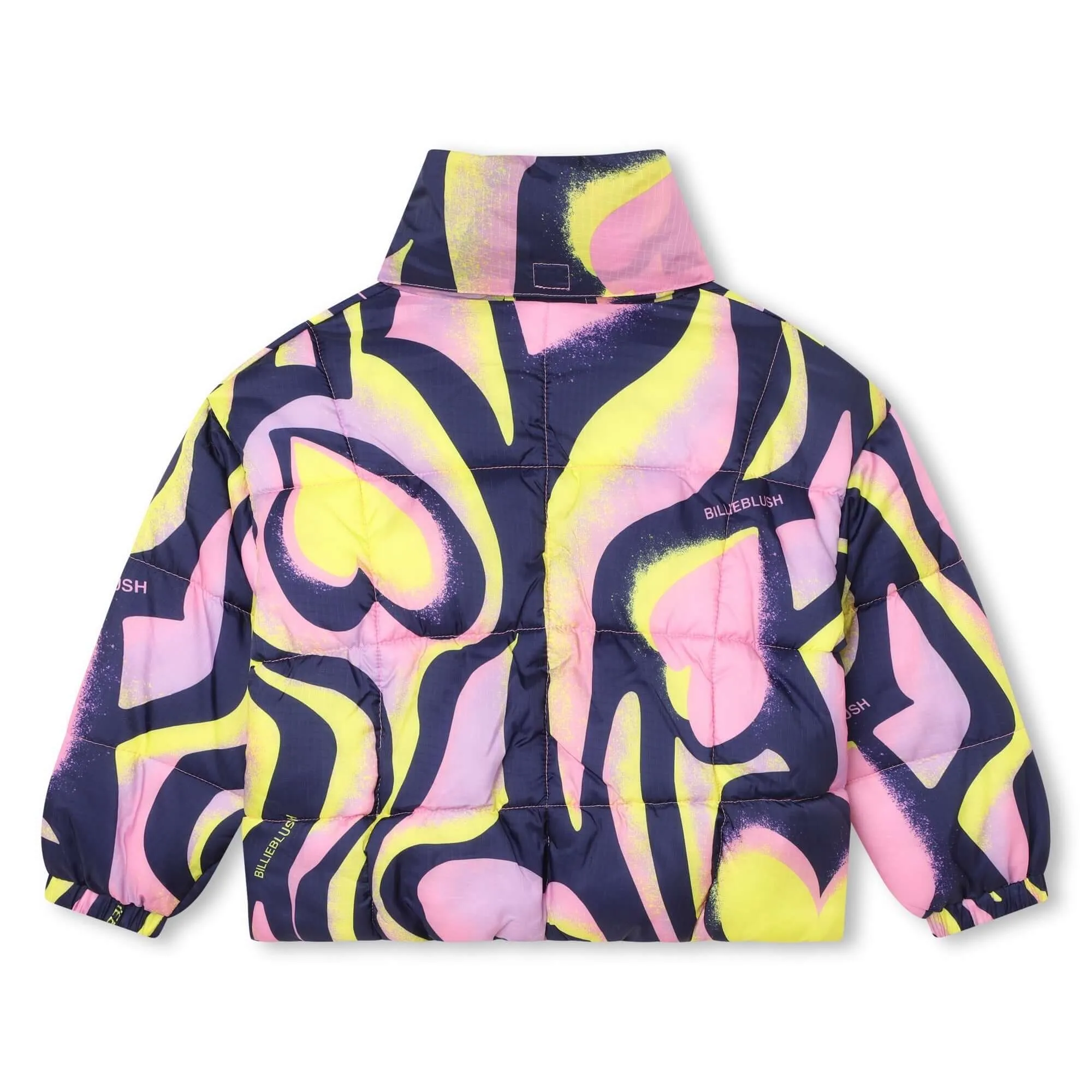 Girls Pattern Puffer Jacket