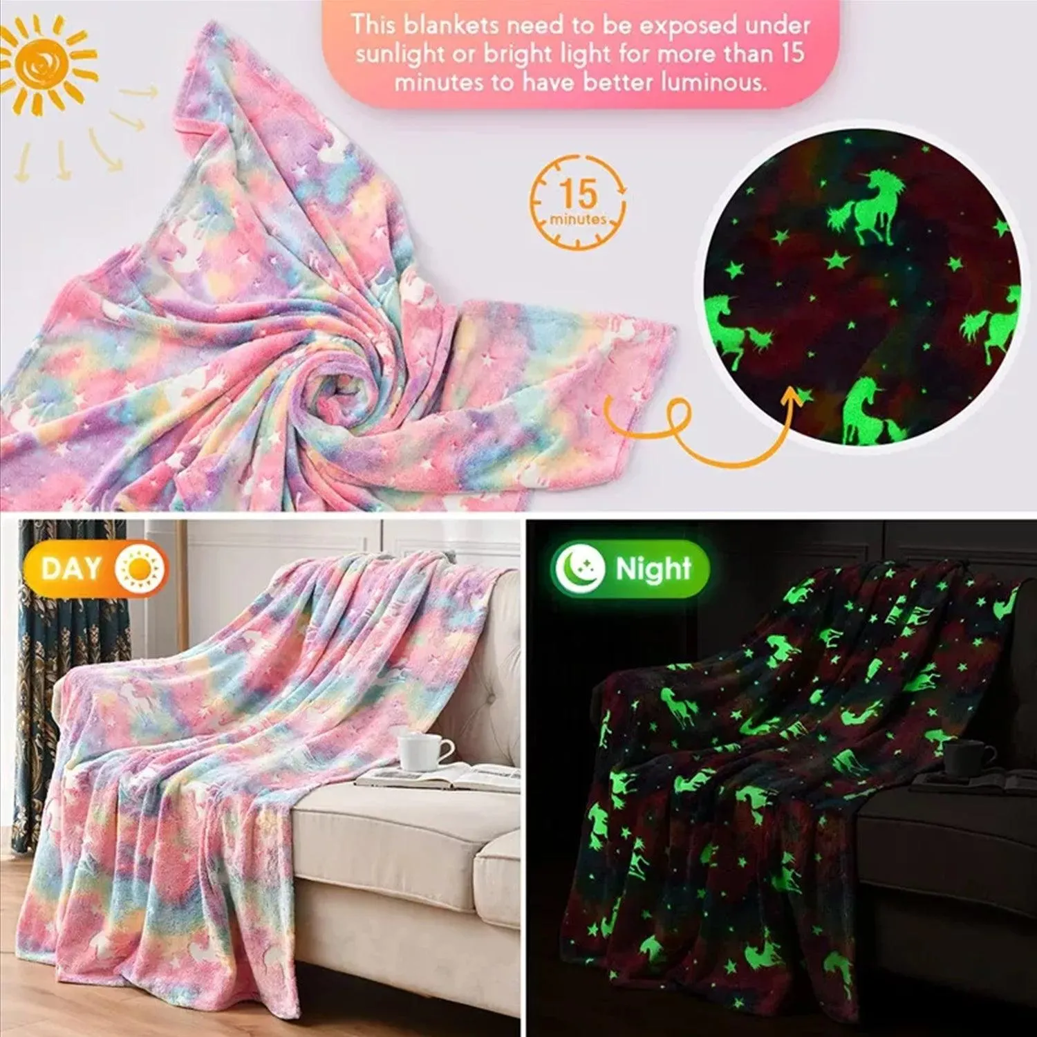 Glow in the Dark Blankets