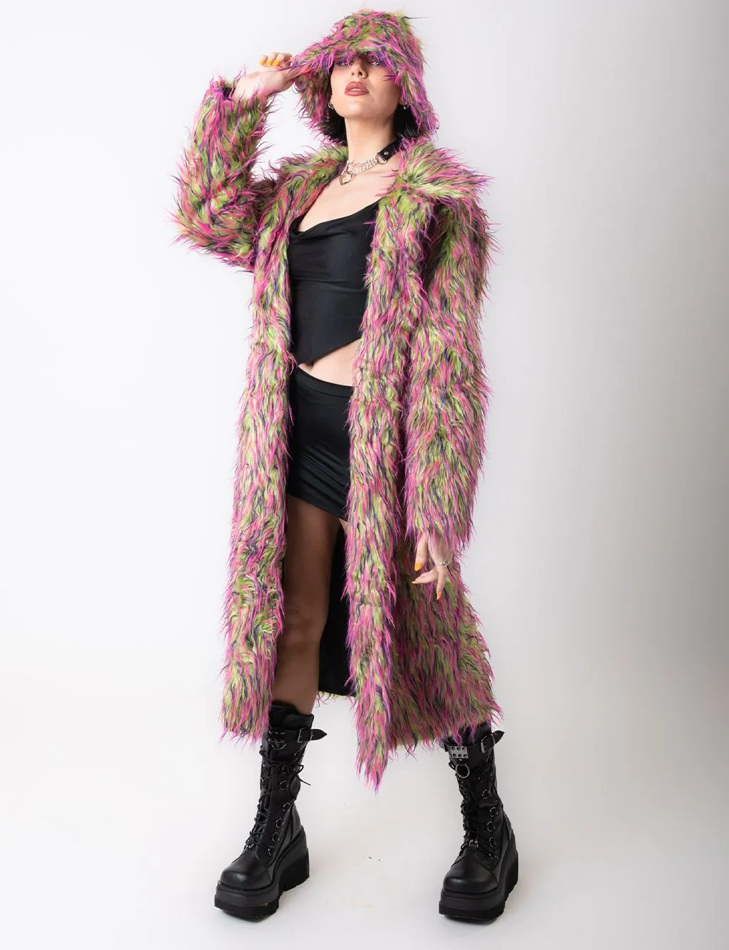 GOOSEBUMPS FAUX FUR JACKET - LONG LENGTH ✰ MADE 4 U ✰