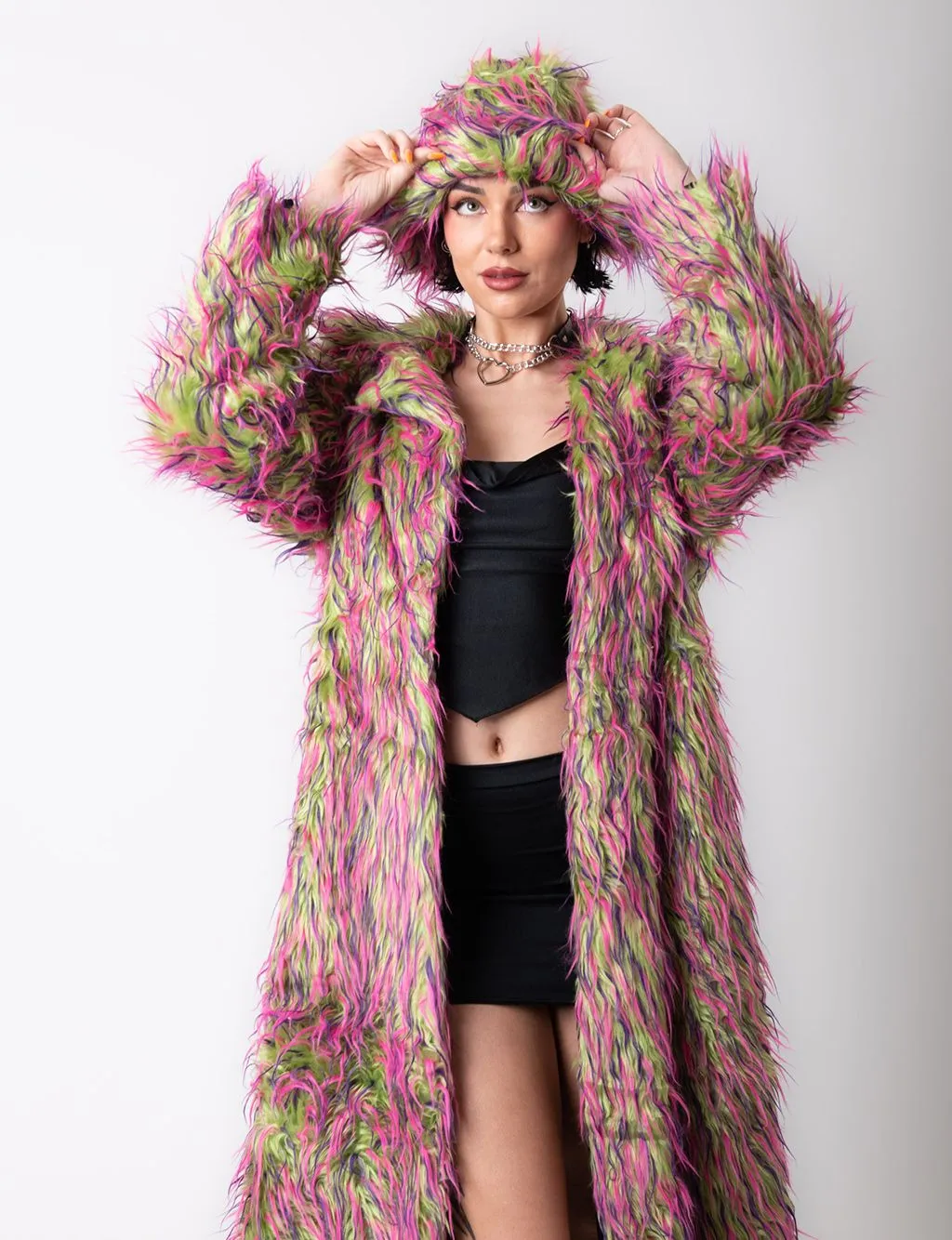 GOOSEBUMPS FAUX FUR JACKET - LONG LENGTH ✰ MADE 4 U ✰