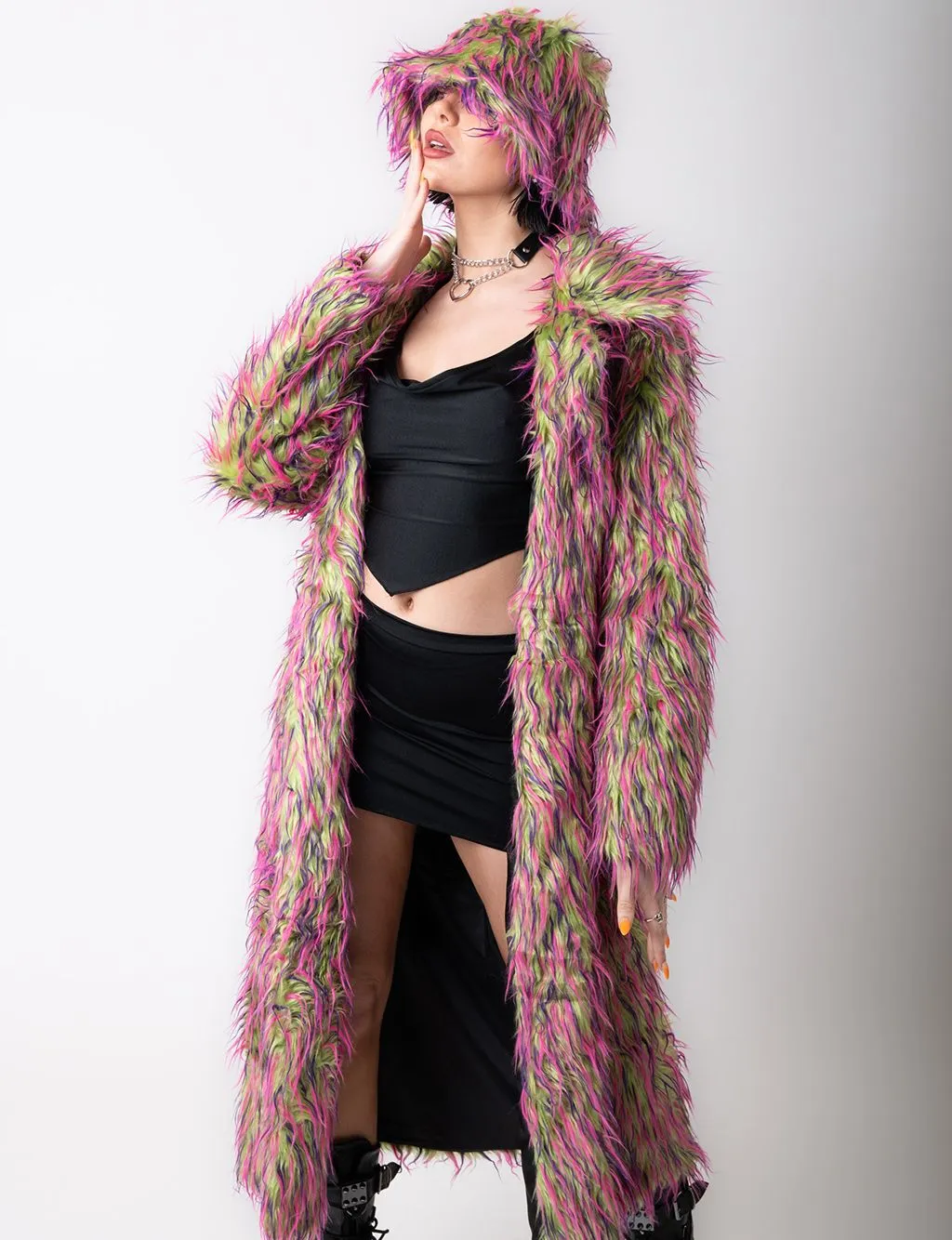 GOOSEBUMPS FAUX FUR JACKET - LONG LENGTH ✰ MADE 4 U ✰