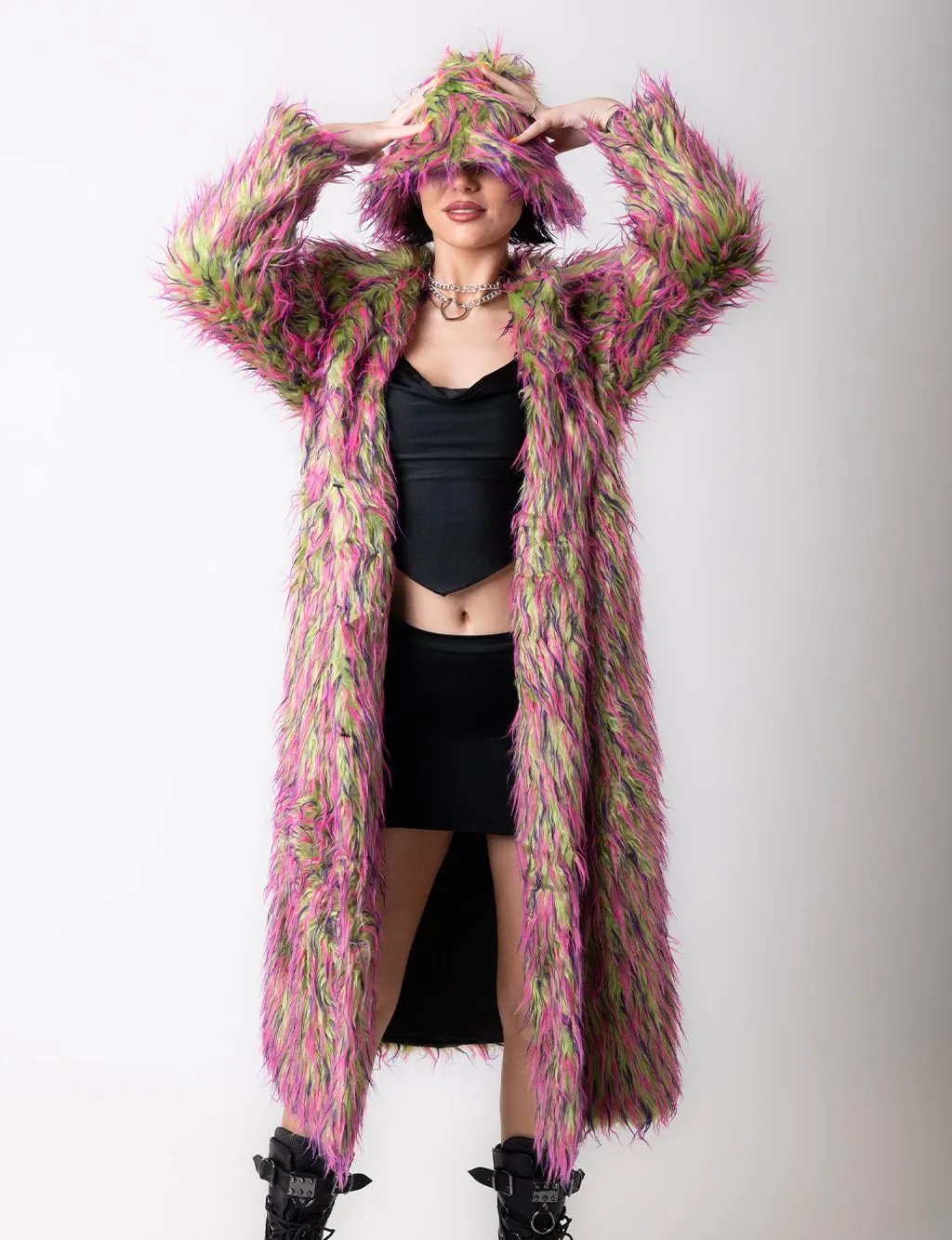 GOOSEBUMPS FAUX FUR JACKET - LONG LENGTH ✰ MADE 4 U ✰