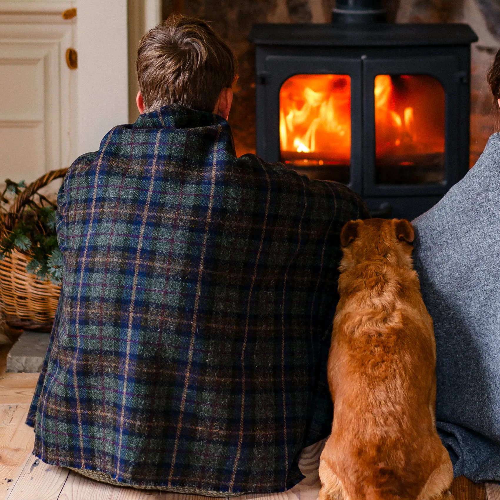 Heather Glade Tartan Wrap Blanket