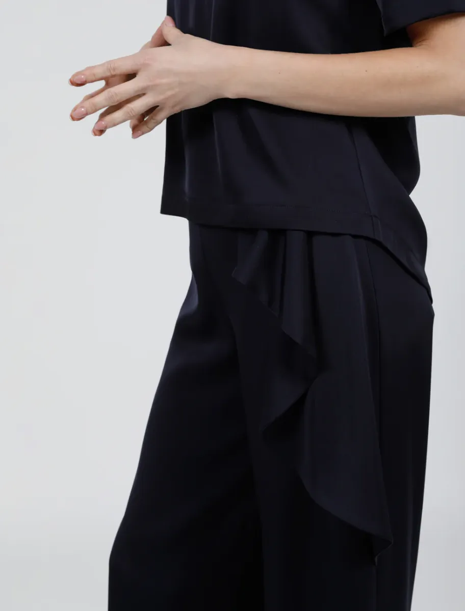 Hilton  Hollis Printemps Sateen Pant Midnight