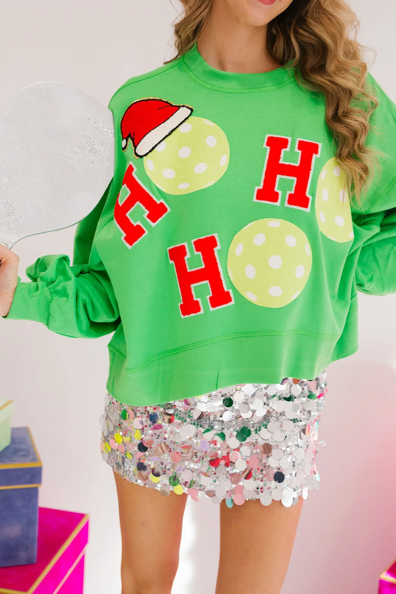 HO HO HO PICKLEBALL PULLOVER