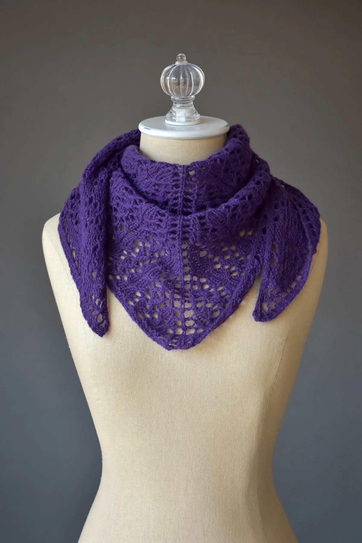 Hyacinth Shawlette